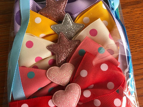 "Spotty Love" Bows